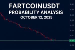 FARTCOINUSDT struggles to recover after the massive crypto crash on October 10, 2025. Explore today’s price analysis, volume trends, and probability forecast for October 12, 2025, with key support and resistance levels explained.