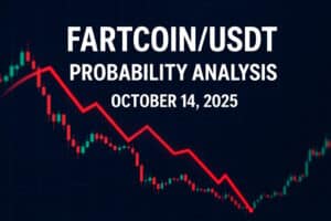 FARTCOINUSDT shows signs of stabilizing after its recent crash. Our Oct 14, 2025 probability analysis highlights key support at $0.38 and resistance near $0.45, with forecast scenarios for Oct 15. Stay ahead with daily crypto insights and short-term FARTCOIN forecasts.