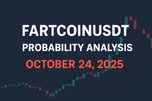 FARTCOINUSDT shows strong upward momentum heading into late October 2025. This deep probability analysis explores predictive price movement for weekly and monthly candles, highlighting key resistance, support zones, and investor sentiment shaping the next trend cycle.