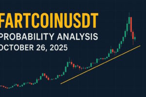 FARTCOINUSDT detailed probability analysis for October 26, 2025. Explore short-term, weekly, and monthly candle insights, key price levels, technical indicators, and probability forecasts to guide your next crypto trading move.