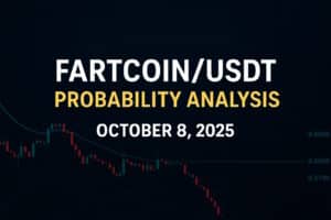 Stay informed with the October 8, 2025 FARTCOINUSDT probability analysis. This report reviews market behavior, highlights support and resistance zones, and forecasts the expected movement for October 9, 2025 based on technical and sentiment data.