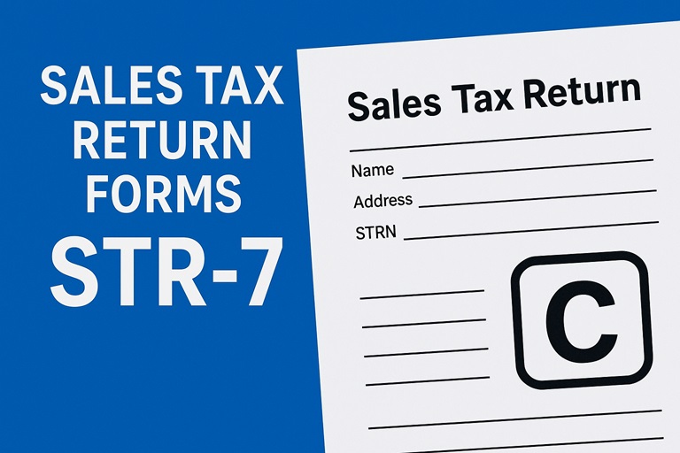 Sales Tax Return Forms STR-7 Pakistan