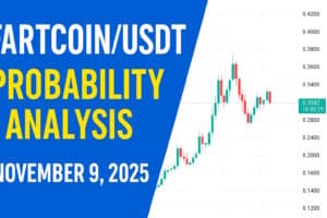 FARTCOINUSDT probability analysis for November 9, 2025, based on live TradingView and CoinMarketCap data. Explore daily, weekly, and monthly forecasts with probability breakdowns and technical insights. Educational crypto market analysis by One Web One Hub.