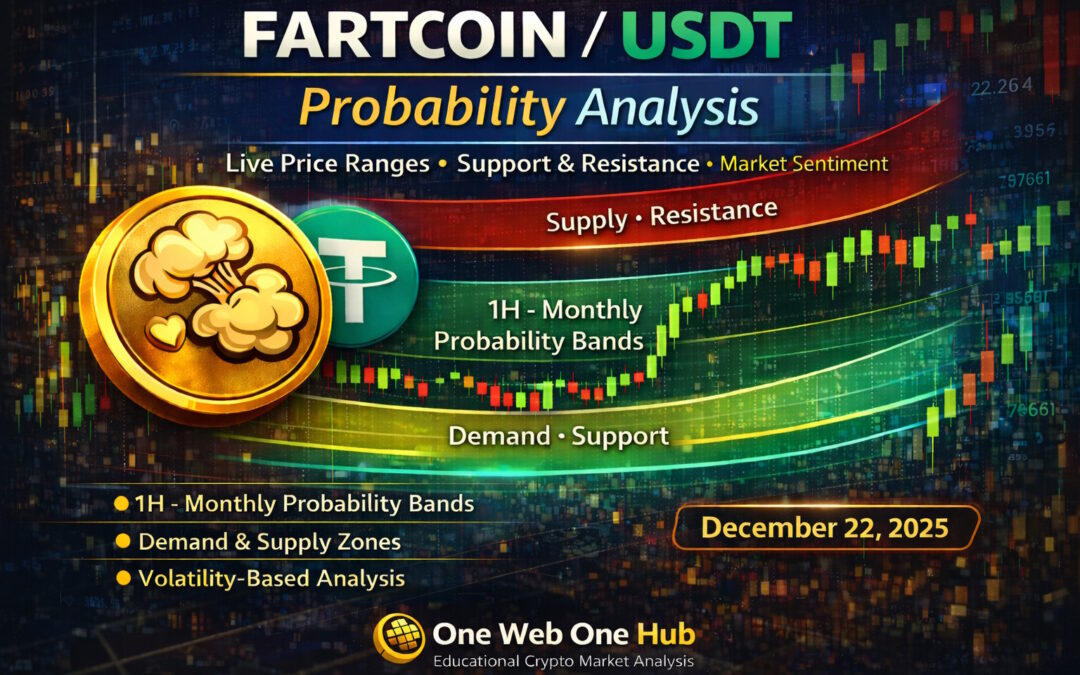 FARTCOIN price analysis, FARTCOIN USDT probability analysis, FARTCOIN price prediction December 2025, FARTCOIN technical analysis, FARTCOIN demand and supply zones, FARTCOIN support and resistance, FARTCOIN volatility analysis, FARTCOIN TradingView analysis, FARTCOIN 1H analysis, FARTCOIN 4H analysis, FARTCOIN daily price outlook, FARTCOIN weekly forecast, FARTCOIN monthly price analysis, meme coin probability analysis, crypto price range probability, Bitget FARTCOIN USDT, TradingView FARTCOIN USDT, crypto educational analysis, One Web One Hub, OneWebOneHub crypto blog