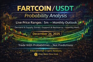 FARTCOINUSDT, FARTCOIN price analysis, FARTCOIN probability analysis, FARTCOIN TradingView analysis, FARTCOIN scalping analysis, FARTCOIN 5m analysis, FARTCOIN 15m analysis, FARTCOIN 30m analysis, FARTCOIN 1H analysis, FARTCOIN 4H outlook, FARTCOIN daily forecast, FARTCOIN weekly outlook, FARTCOIN monthly forecast, FARTCOIN support and resistance, FARTCOIN demand and supply zones, FARTCOIN volatility analysis, crypto probability trading, meme coin analysis, altcoin volatility, educational crypto analysis, One Web One Hub crypto