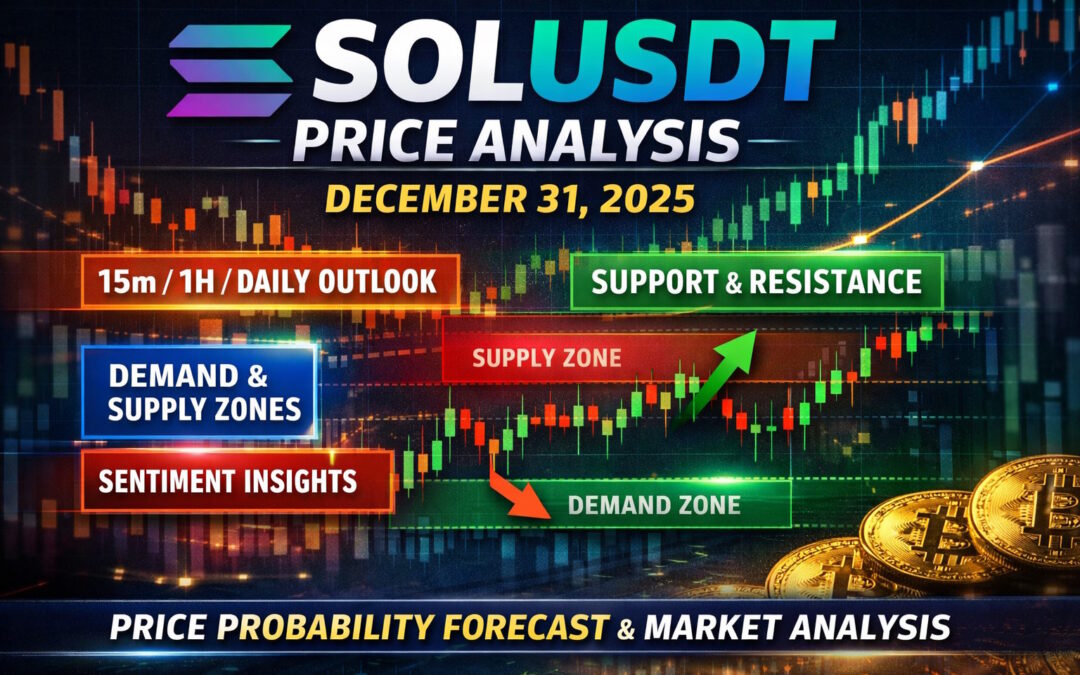SOLUSDT analysis, Solana price prediction, SOL price analysis December 31 2025, Solana technical analysis, SOLUSDT forecast, Solana support and resistance, SOL demand and supply zones, SOL price probability analysis, crypto market analysis, Solana price today, SOLUSDT TradingView analysis, Solana price range forecast, SOL scalping analysis, SOL intraday analysis, Solana weekly outlook, Solana monthly forecast, cryptocurrency technical analysis, One Web One Hub crypto analysis