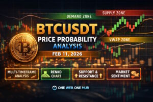BTCUSDT, Bitcoin price analysis, Bitcoin forecast, BTCUSDT prediction, Bitcoin technical analysis, BTC demand and supply zones, Bitcoin support and resistance, BTC VWAP analysis, Bitcoin Renko chart, BTC probability analysis, Bitcoin 15 minute analysis, Bitcoin 1 hour forecast, Bitcoin 4 hour analysis, Bitcoin daily outlook, Bitcoin weekly forecast, Bitcoin monthly forecast, BTC market sentiment, Bitcoin trading education, crypto market analysis, Bitcoin volatility, One Web One Hub, BTCUSDT live analysis, Bitcoin corrective phase, BTC trading levels