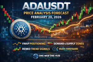 ADAUSDT, Cardano price analysis February 2026, ADA price prediction, ADAUSDT forecast 2026, Cardano technical analysis, ADA trading outlook, ADA demand and supply zones, Cardano support and resistance, ADA VWAP analysis, Cardano VWAP zone, ADA Renko chart analysis, ADA multi timeframe analysis, ADA 15m analysis crypto, ADA 1H chart forecast, ADA 4H trend analysis, ADA daily price outlook, ADA weekly forecast crypto, ADA monthly Cardano outlook, Cardano sentiment analysis, ADA accumulation zone crypto, Cardano breakout levels, ADA liquidity zones, ADA consolidation analysis, crypto technical analysis blog, One Web One Hub crypto insights, Cardano trading education, ADA swing trading analysis, ADA scalping levels