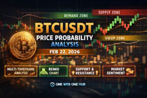 BTCUSDT, Bitcoin price prediction Feb 22 2026, Bitcoin analysis today, BTCUSDT technical analysis, Bitcoin probability forecast, Bitcoin support resistance levels, BTC demand and supply zones, Bitcoin VWAP analysis, BTC Renko chart analysis, Bitcoin multi timeframe forecast, Bitcoin 15m 1H 4H analysis, Bitcoin daily weekly monthly outlook, Bitcoin consolidation range, BTC market sentiment, Bitcoin trading education, crypto market structure analysis, BTC price targets long short, Bitcoin volatility zones, crypto trading blog, Bitcoin educational article