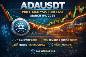 ADAUSDT, ADAUSDT price analysis March 2026, Cardano price prediction 2026, ADA live price analysis, ADAUSDT technical analysis, Cardano VWAP analysis, ADA 24H VWAP zone analysis, ADA Renko chart analysis, Cardano demand and supply zones, ADA support and resistance levels, ADA multi timeframe analysis, ADA 15m chart forecast, ADA 30m technical outlook, ADA 1H analysis crypto, ADA 4H trend analysis, ADA daily price prediction, ADA weekly forecast 2026, ADA monthly outlook crypto, Cardano sentiment analysis, ADA breakout levels, ADA consolidation analysis, crypto probability analysis, Cardano accumulation zone, ADA swing trading analysis, crypto market structure blog, One Web One Hub crypto insights, ADAUSDT March 4 2026 forecast