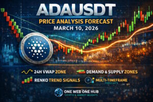 ADAUSDT, Cardano price analysis March 10 2026, ADAUSDT price prediction 2026, ADA live price analysis, Cardano technical analysis, ADAUSDT forecast March 2026, ADA crypto market analysis, Cardano VWAP analysis, ADA 24H VWAP zone, ADA Renko chart analysis, Cardano demand and supply zones, ADA support and resistance levels, ADA multi timeframe analysis, ADA 15m chart analysis, ADA 30m timeframe forecast, ADA 1H technical analysis, ADA 4H price outlook, ADA daily crypto forecast, ADA weekly market outlook, ADA monthly price prediction, Cardano sentiment analysis, ADA consolidation analysis, ADA breakout levels, Cardano accumulation zone, cryptocurrency technical analysis blog, crypto trading education, Cardano trading insights, One Web One Hub crypto analysis
