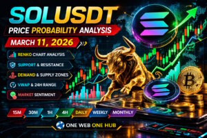 SOLUSDT price analysis March 11 2026, SOLUSDT live price today, Solana USDT technical analysis, SOLUSDT probability analysis, SOLUSDT TradingView analysis, SOLUSDT price prediction March 2026, SOLUSDT 15m 30m 1H 4H daily weekly monthly analysis, Solana support and resistance levels, SOLUSDT demand and supply zones, SOLUSDT VWAP analysis, 24H VWAP crypto analysis, SOLUSDT Renko chart analysis, Solana market sentiment today, SOLUSDT trading zones analysis, SOLUSDT short term forecast, SOLUSDT long term outlook, Solana crypto technical analysis, crypto probability trading strategy, One Web One Hub crypto analysis
