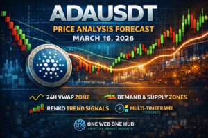 ADAUSDT, ADAUSDT price analysis March 16 2026, Cardano price prediction 2026, ADA live price analysis, ADAUSDT technical analysis, Cardano trading analysis, ADA VWAP analysis, ADA 24H VWAP zone, Cardano Renko chart analysis, ADA demand and supply zones, ADA support and resistance levels, ADA multi timeframe analysis, ADA 15m chart forecast, ADA 30m crypto analysis, ADA 1H technical outlook, ADA 4H trend analysis, ADA daily price outlook, ADA weekly forecast crypto, ADA monthly price prediction, Cardano sentiment analysis, ADA consolidation analysis, ADA breakout levels, ADA liquidity zones, Cardano accumulation zone, cryptocurrency technical analysis blog, crypto trading education, One Web One Hub crypto insights, ADAUSDT forecast March 2026