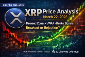 XRP price analysis March 22 2026, XRPUSDT technical analysis today, XRP price prediction 2026, XRP support and resistance levels, XRP demand and supply zones, XRP VWAP analysis crypto, XRP Renko chart analysis, XRP multi timeframe analysis, XRP breakout prediction, XRP sentiment analysis crypto, XRP trading forecast March 2026, XRP intraday trading analysis, XRP weekly outlook 2026, altcoin technical analysis, crypto trading education, One Web One Hub crypto blog