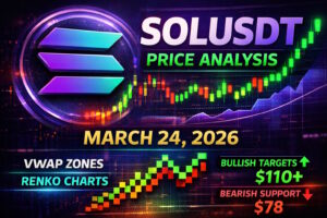 SOLUSDT price analysis March 2026, Solana price prediction 2026, SOLUSDT technical analysis, Solana VWAP analysis, SOLUSDT Renko chart analysis, Solana support and resistance levels, SOLUSDT demand and supply zones, Solana crypto forecast, SOLUSDT intraday analysis, SOLUSDT 15m 30m 1H 4H analysis, Solana daily weekly monthly forecast, SOL crypto trading strategy, Solana market sentiment analysis, SOLUSDT breakout levels, Solana price probability analysis, crypto trading SOLUSDT insights, Solana technical indicators analysis, SOLUSDT price zones analysis, One Web One Hub crypto blog, Solana March 2026 analysis