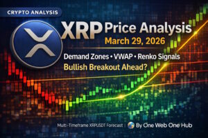 XRP price analysis March 29 2026, XRPUSDT technical analysis today, XRP price prediction 2026, XRP breakout analysis XRPUSDT, XRP support and resistance levels, XRP demand and supply zones, XRP VWAP analysis crypto, XRP Renko chart analysis, XRP multi timeframe analysis, XRP bullish breakout prediction, XRP sentiment analysis crypto, XRP trading outlook March 2026, XRP intraday trading signals, XRP weekly forecast 2026, altcoin technical analysis, crypto trading education, One Web One Hub XRP analysis