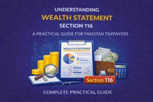 wealth statement section 116 pakistan, wealth reconciliation pakistan, section 116 income tax ordinance, fbr wealth statement filing, wealth statement penalty pakistan, reconciliation of wealth fbr, income tax wealth statement guide, salaried individual wealth statement pakistan, business wealth statement pakistan, section 116 notice fbr, wealth statement audit pakistan, pakistan taxation course, income tax compliance pakistan, tax return and wealth statement, one web one hub