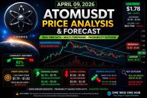 ATOMUSDT price analysis April 9 2026, Cosmos ATOM price prediction, ATOMUSDT technical analysis today, ATOMUSDT support and resistance levels, Cosmos ATOM forecast 2026, ATOMUSDT demand and supply zones, ATOMUSDT Renko chart analysis, ATOMUSDT VWAP analysis, Cosmos ATOM trading outlook, ATOMUSDT short term forecast, ATOMUSDT long term prediction, Cosmos ATOM market sentiment analysis, ATOMUSDT probability analysis, crypto trading ATOMUSDT signals, ATOMUSDT breakout and breakdown levels, Cosmos ATOM descending channel analysis, ATOMUSDT trend forecast April 2026, One Web One Hub crypto blog, ATOMUSDT trading strategy, Cosmos ATOM price outlook