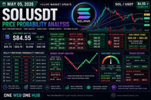 SOLUSDT price prediction May 2026, Solana price analysis today, SOLUSDT technical analysis, Solana forecast May 5 2026, SOLUSDT support and resistance levels, Solana VWAP analysis, SOLUSDT Renko chart strategy, Solana demand supply zones, SOLUSDT multi timeframe analysis, crypto trading signals Solana, SOL price prediction short term, Solana market sentiment analysis, SOLUSDT breakout levels, cryptocurrency trading blog, One Web One Hub crypto insights
