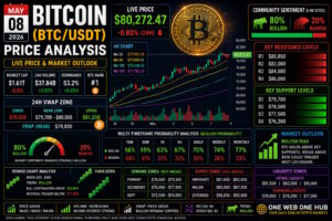 bitcoin price analysis may 08 2026, btcusdt analysis today, bitcoin technical analysis, btc price prediction 2026, bitcoin support resistance levels, btc demand and supply zones, bitcoin vwap analysis, btc renko chart analysis, bitcoin sentiment analysis, btc tradingview forecast, bitcoin live price analysis, btc weekly outlook, bitcoin daily forecast, crypto market analysis btc, one web one hub bitcoin