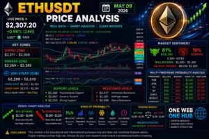 ETHUSDT analysis May 09 2026, Ethereum price prediction May 2026, ETHUSDT technical analysis today, Ethereum live price analysis, ETH support and resistance levels, Ethereum demand and supply zones, ETH VWAP analysis, Ethereum 24H VWAP zone, ETH Renko chart analysis, ETHUSDT price forecast, Ethereum multi timeframe analysis, ETH 15m 30m 1H 4H daily weekly monthly analysis, Ethereum sentiment analysis crypto market, ETH trading probability analysis, Ethereum price today USDT, crypto trading education blog, One Web One Hub ETH analysis