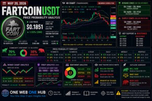 FARTCOINUSDT, FARTCOIN price prediction May 2026, FARTCOIN analysis May 20 2026, FARTCOINUSDT technical analysis, FARTCOIN live price today, FARTCOIN TradingView analysis, FARTCOIN CoinMarketCap insights, FARTCOIN VWAP analysis, FARTCOIN Renko chart analysis, FARTCOIN support and resistance, FARTCOIN demand and supply zones, FARTCOIN sentiment analysis, meme coin forecast 2026, crypto market probability analysis, FARTCOIN daily weekly monthly outlook