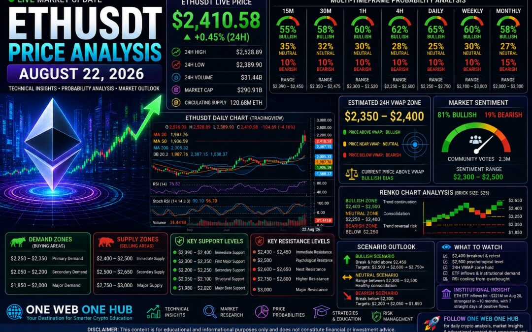 ETHUSDT – Probability Analysis for Aug 22, 2026