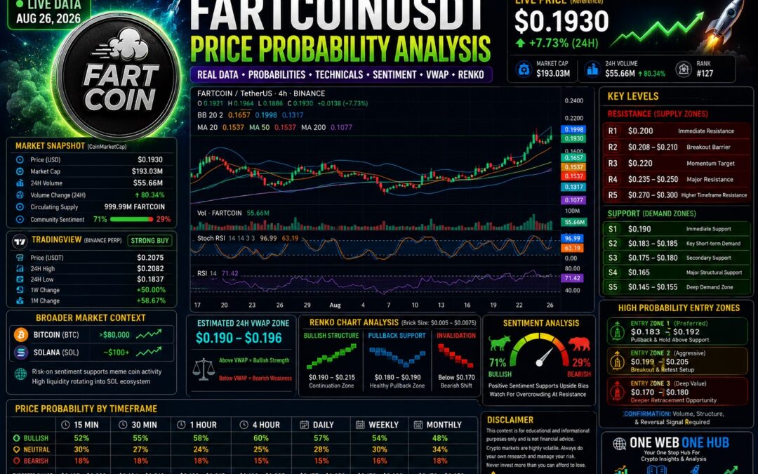 FARTCOINUSDT – Probability Analysis for Aug 26, 2026