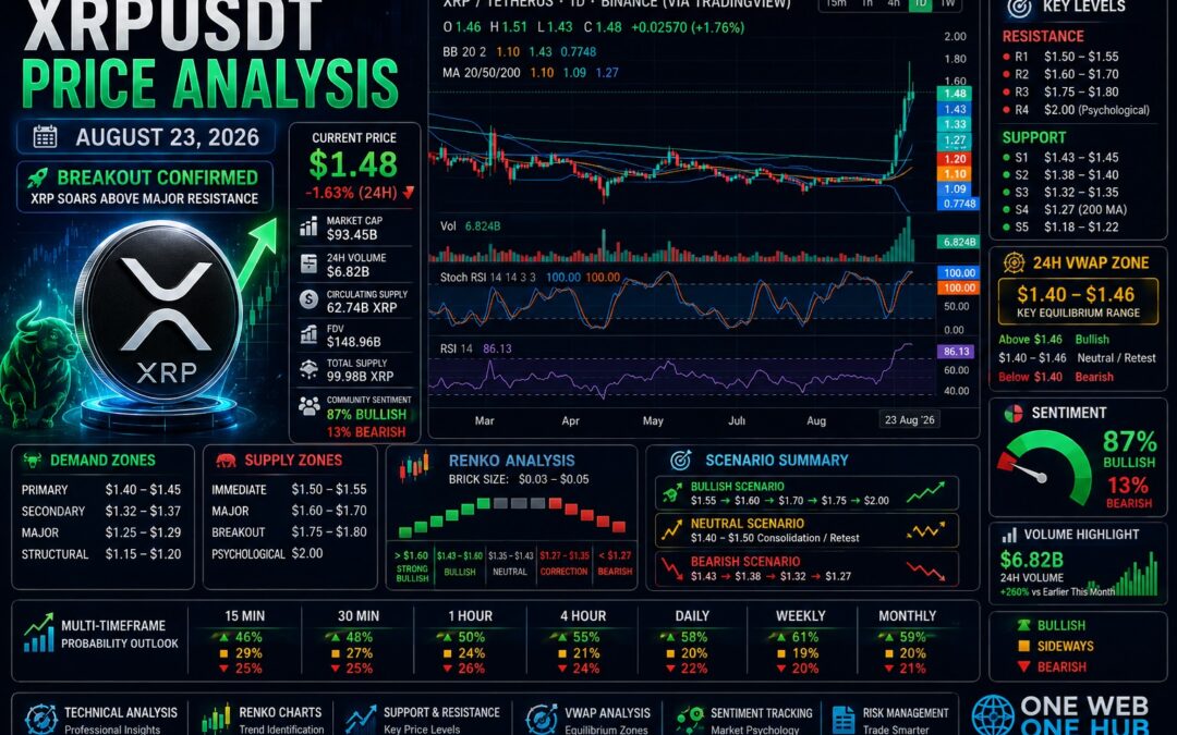 XRPUSDT – Probability Analysis for Aug 23, 2026